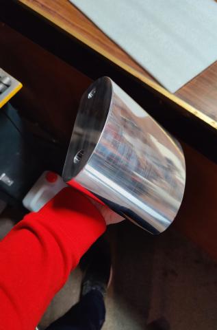 Bender by AM - componente in alluminio in lavorazione